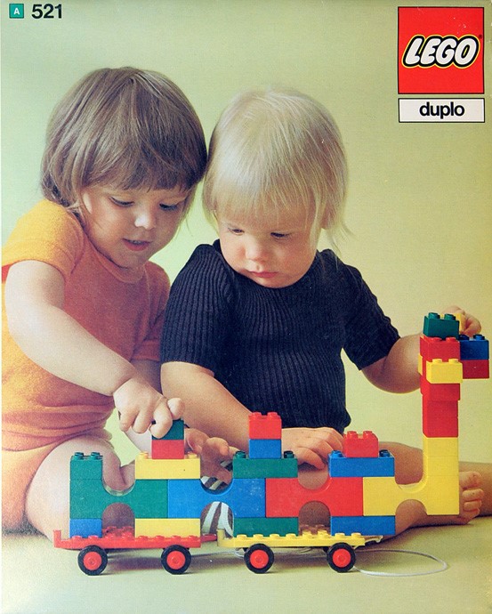 Конструктор LEGO (ЛЕГО) Duplo 521 Bricks and half bricks all colours