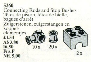 Конструктор LEGO (ЛЕГО) Service Packs 5260 Connecting Rods and Stop Bushes
