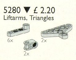 Конструктор LEGO (ЛЕГО) Service Packs 5280 Lift-Arms and Triangles