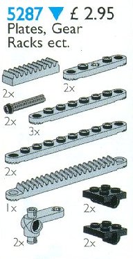 Конструктор LEGO (ЛЕГО) Service Packs 5287 Plates and Gear Racks