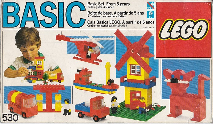 Конструктор LEGO (ЛЕГО) Basic 530 Basic Building Set, 5+
