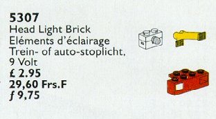 Конструктор LEGO (ЛЕГО) Service Packs 5307 Headlight Brick