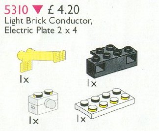 Конструктор LEGO (ЛЕГО) Service Packs 5310 Light Brick Conductor (9 V)