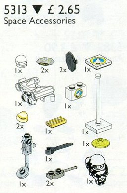 Конструктор LEGO (ЛЕГО) Service Packs 5313 Town / Space Accessories