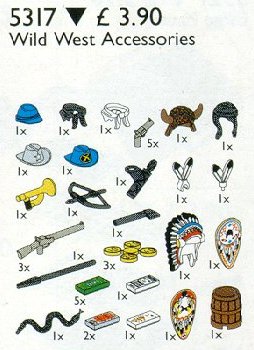 Конструктор LEGO (ЛЕГО) Service Packs 5317 Wild West Accessories