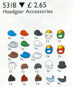 Конструктор LEGO (ЛЕГО) Service Packs 5318 Head Wear