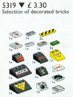 Конструктор LEGO (ЛЕГО) Service Packs 5319 Decorated Elements