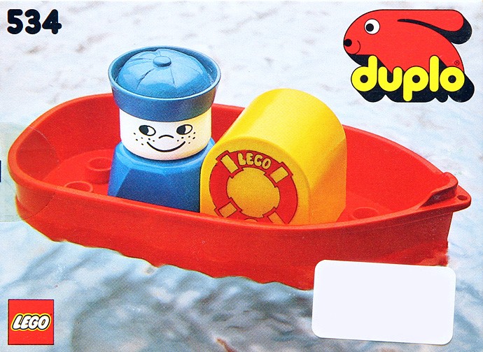 Конструктор LEGO (ЛЕГО) Duplo 534 Bath-Toy Boat
