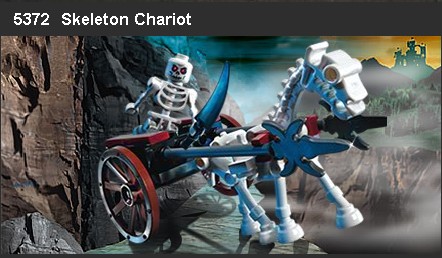 Конструктор LEGO (ЛЕГО) Castle 5372 Skeleton Chariot
