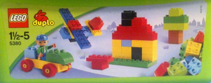 Конструктор LEGO (ЛЕГО) Duplo 5380 Large Brick Box - Green Plate Version