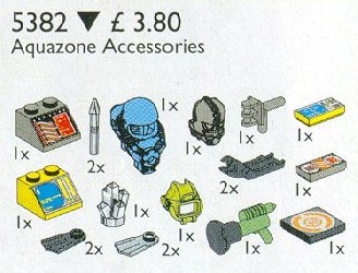 Конструктор LEGO (ЛЕГО) Service Packs 5382 Aquazone Accessories