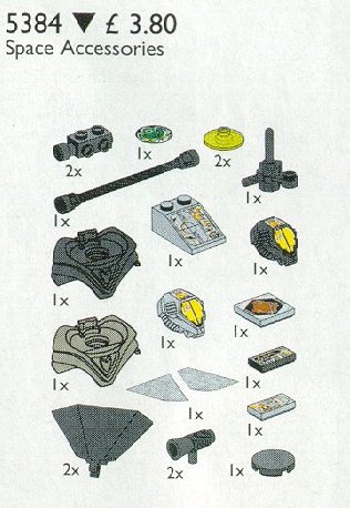Конструктор LEGO (ЛЕГО) Service Packs 5384 Space Accessories
