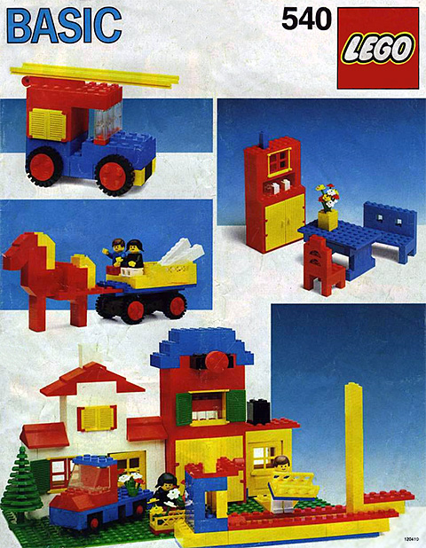 Конструктор LEGO (ЛЕГО) Basic 540 Basic Building Set, 5+