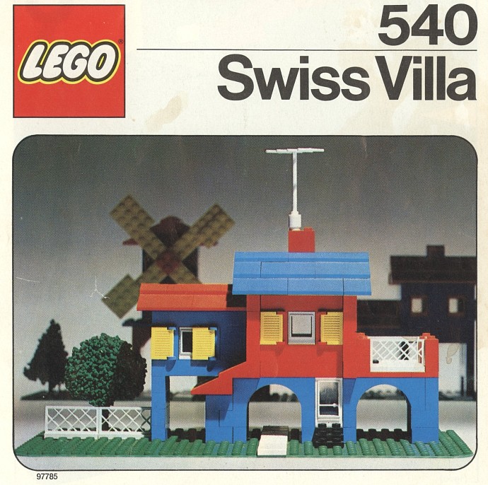 Конструктор LEGO (ЛЕГО) LEGOLAND 540 Swiss villa