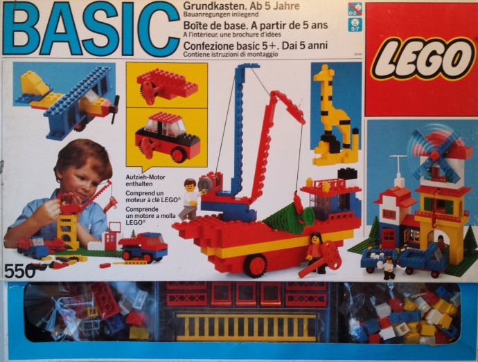 Конструктор LEGO (ЛЕГО) Basic 550 Basic Building Set, 5+