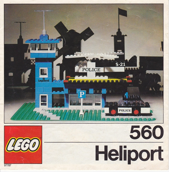 Конструктор LEGO (ЛЕГО) LEGOLAND 560 Police Heliport