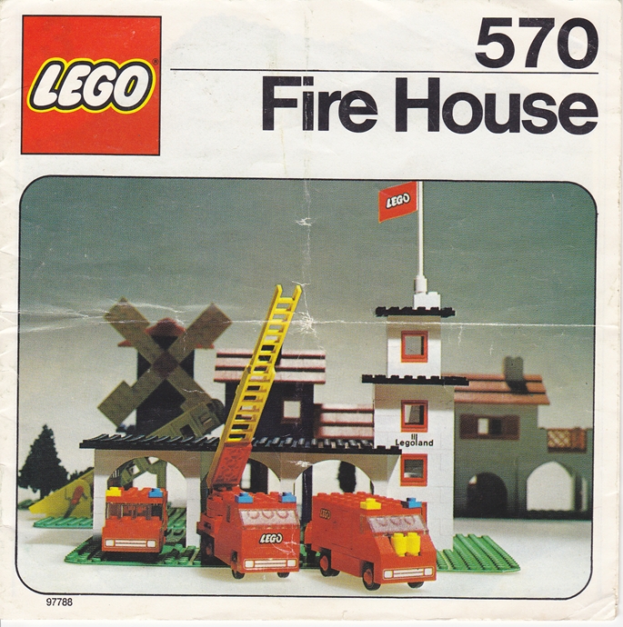 Конструктор LEGO (ЛЕГО) LEGOLAND 570 Fire House