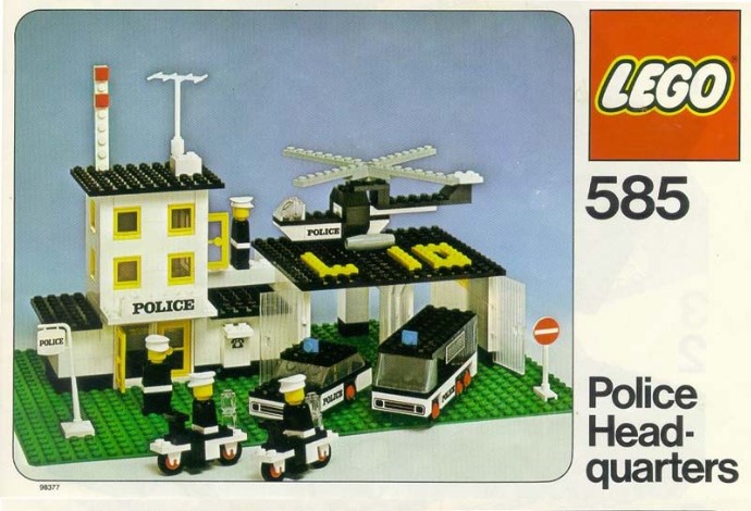 Конструктор LEGO (ЛЕГО) LEGOLAND 585 Police Headquarters