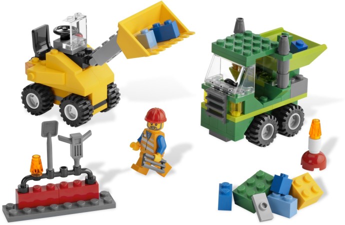 Конструктор LEGO (ЛЕГО) Bricks and More 5930 Road Construction Building Set