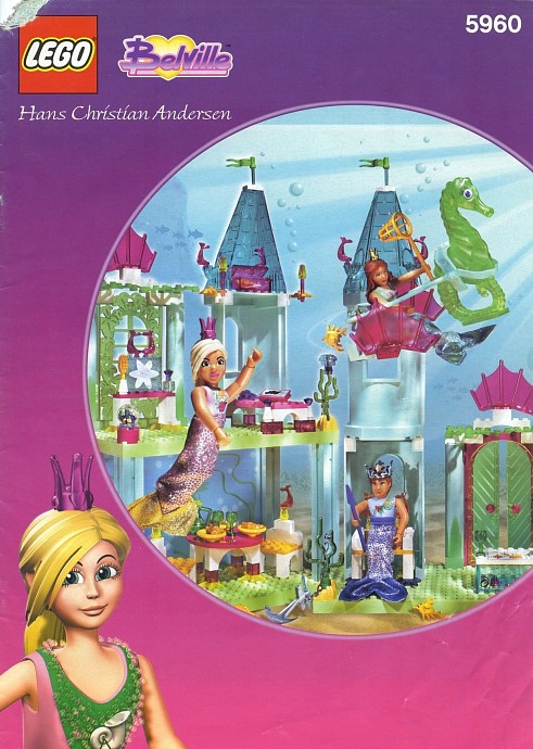 Конструктор LEGO (ЛЕГО) Belville 5960 The Mermaid Castle