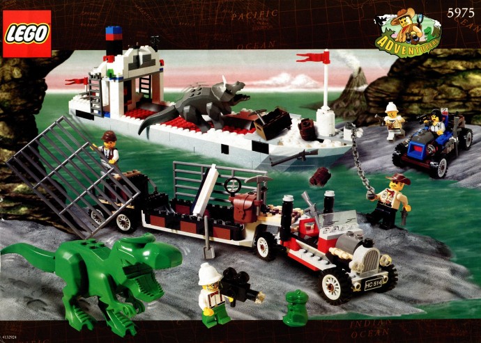 Конструктор LEGO (ЛЕГО) Adventurers 5975 T-Rex Transport