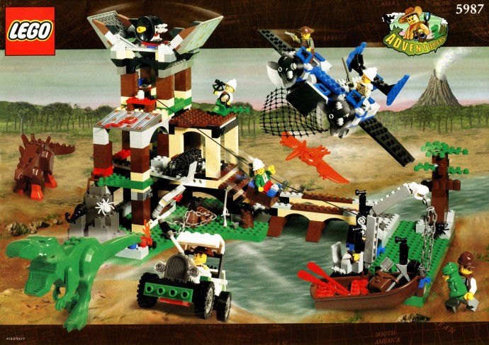 Конструктор LEGO (ЛЕГО) Adventurers 5987 Dino Research Compound