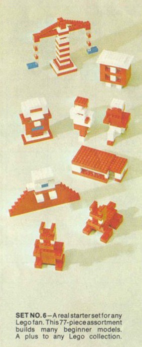Конструктор LEGO (ЛЕГО) Samsonite 6 Promotional Basic Set No. 6 (Kraft Velveeta)