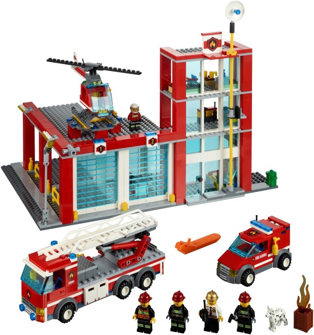 Конструктор LEGO (ЛЕГО) City 60004 Fire Station
