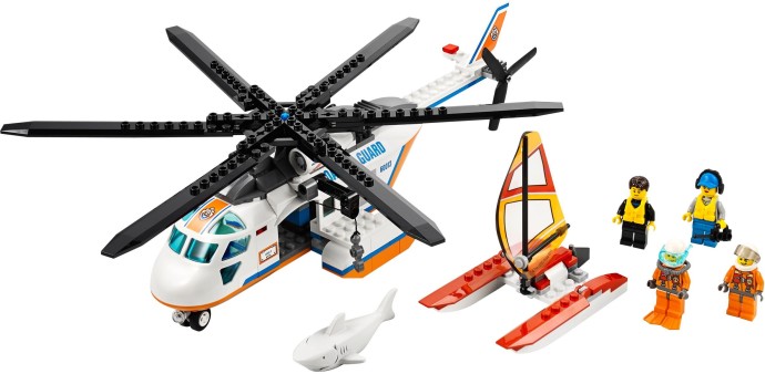 Конструктор LEGO (ЛЕГО) City 60013 Coast Guard Helicopter