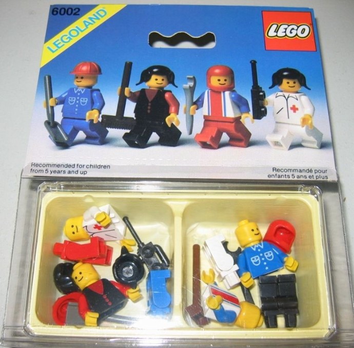 Конструктор LEGO (ЛЕГО) Town 6002 Town Figures