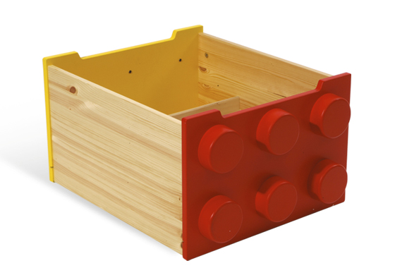 Конструктор LEGO (ЛЕГО) Gear 60030 Rolling Storage Box - Red/Yellow