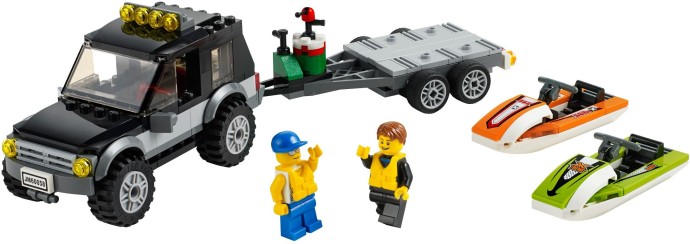 Конструктор LEGO (ЛЕГО) City 60058 SUV with Watercraft