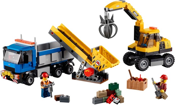 Конструктор LEGO (ЛЕГО) City 60075 Excavator and Truck