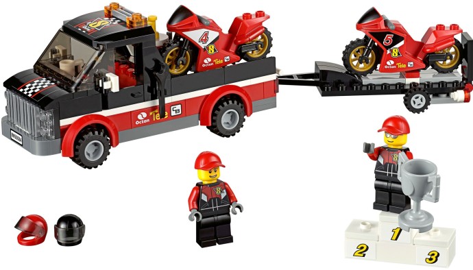 Конструктор LEGO (ЛЕГО) City 60084 Racing Bike Transporter