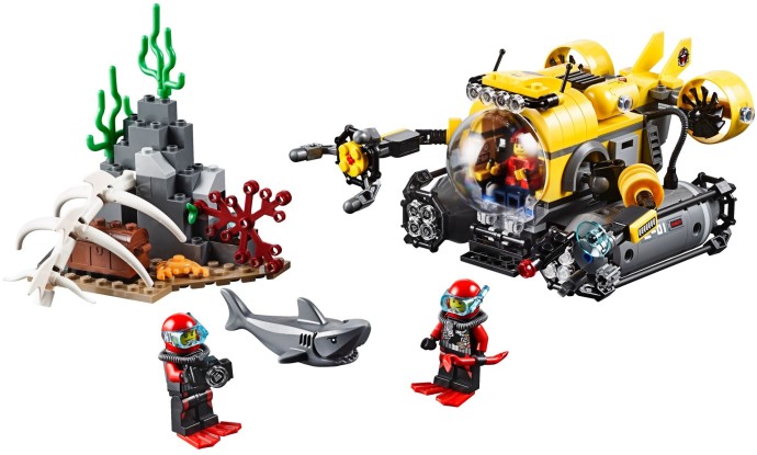 Конструктор LEGO (ЛЕГО) City 60092 Deep Sea Submarine