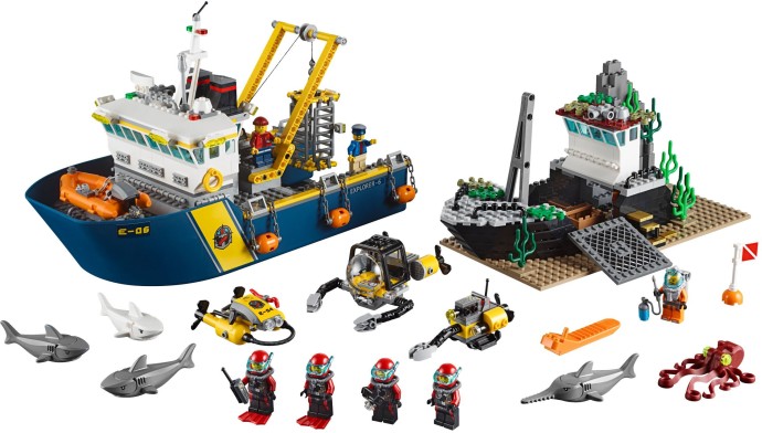 Конструктор LEGO (ЛЕГО) City 60095 Deep Sea Exploration Vessel