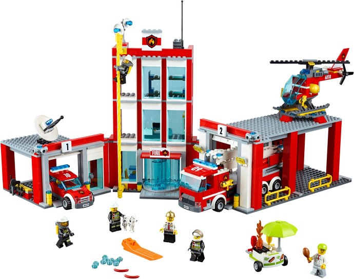Конструктор LEGO (ЛЕГО) City 60110 Fire Station