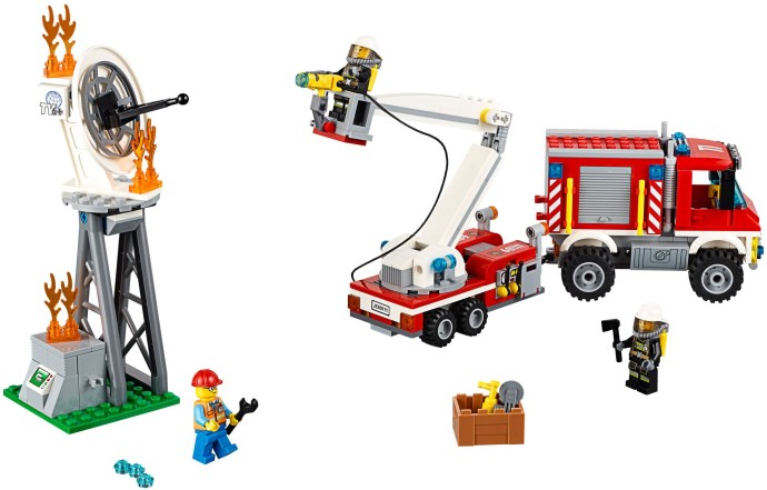 Конструктор LEGO (ЛЕГО) City 60111 Fire Utility Truck