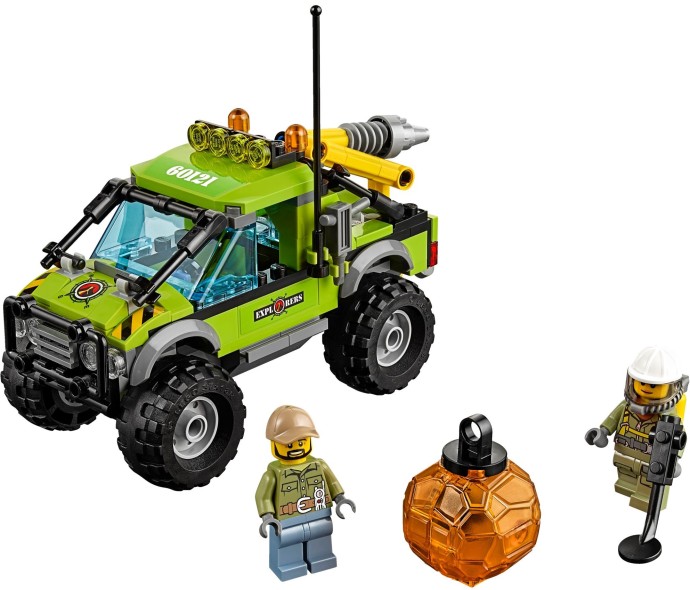 Конструктор LEGO (ЛЕГО) City 60121 Volcano Exploration Truck