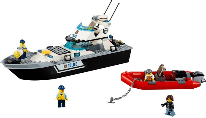 Конструктор LEGO (ЛЕГО) City 60129 Police Patrol Boat