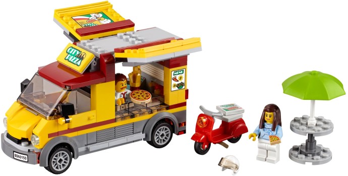Конструктор LEGO (ЛЕГО) City 60150 Pizza Van