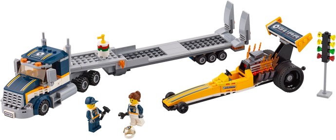 Конструктор LEGO (ЛЕГО) City 60151 Dragster Transporter