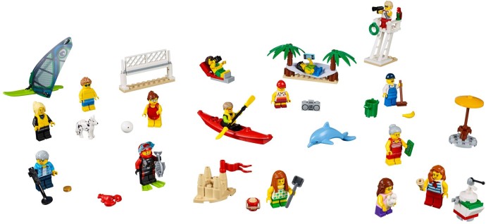 Конструктор LEGO (ЛЕГО) City 60153 People Pack - Fun at the Beach