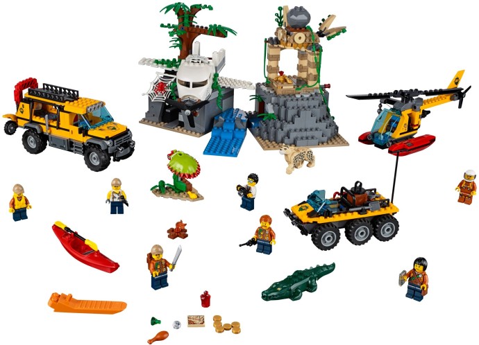 Конструктор LEGO (ЛЕГО) City 60161 Jungle Exploration Site