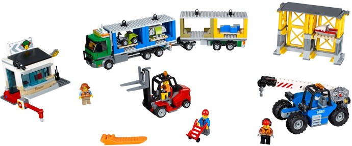 Lego city town cargo terminal clearance
