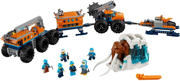 Конструктор LEGO (ЛЕГО) City 60195 Arctic Mobile Exploration Base