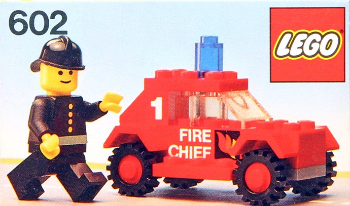 Конструктор LEGO (ЛЕГО) Town 602 Fire Chief's Car