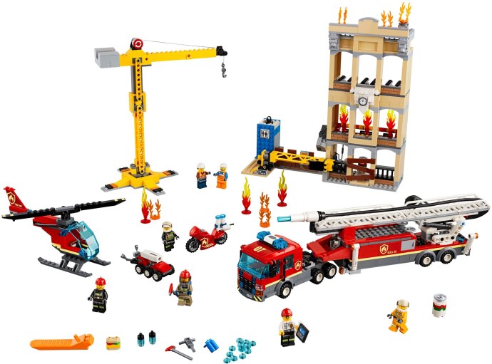 Конструктор LEGO (ЛЕГО) City 60216 Downtown Fire Brigade