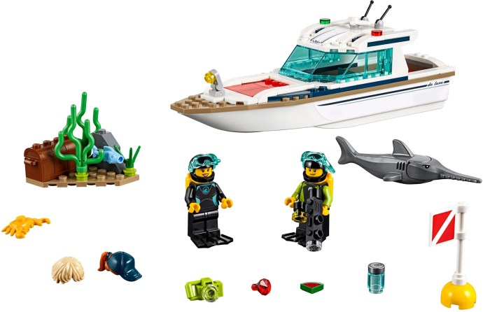 Конструктор LEGO (ЛЕГО) City 60221 Diving Yacht