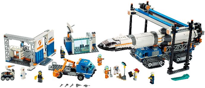 Конструктор LEGO (ЛЕГО) City 60229  Rocket Assembly &Transport